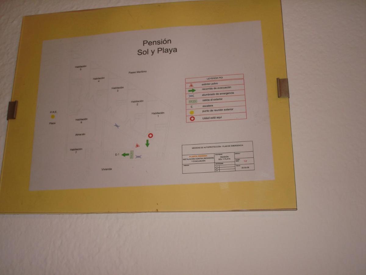 Pension Sol Y Playa Carboneras Exteriör bild